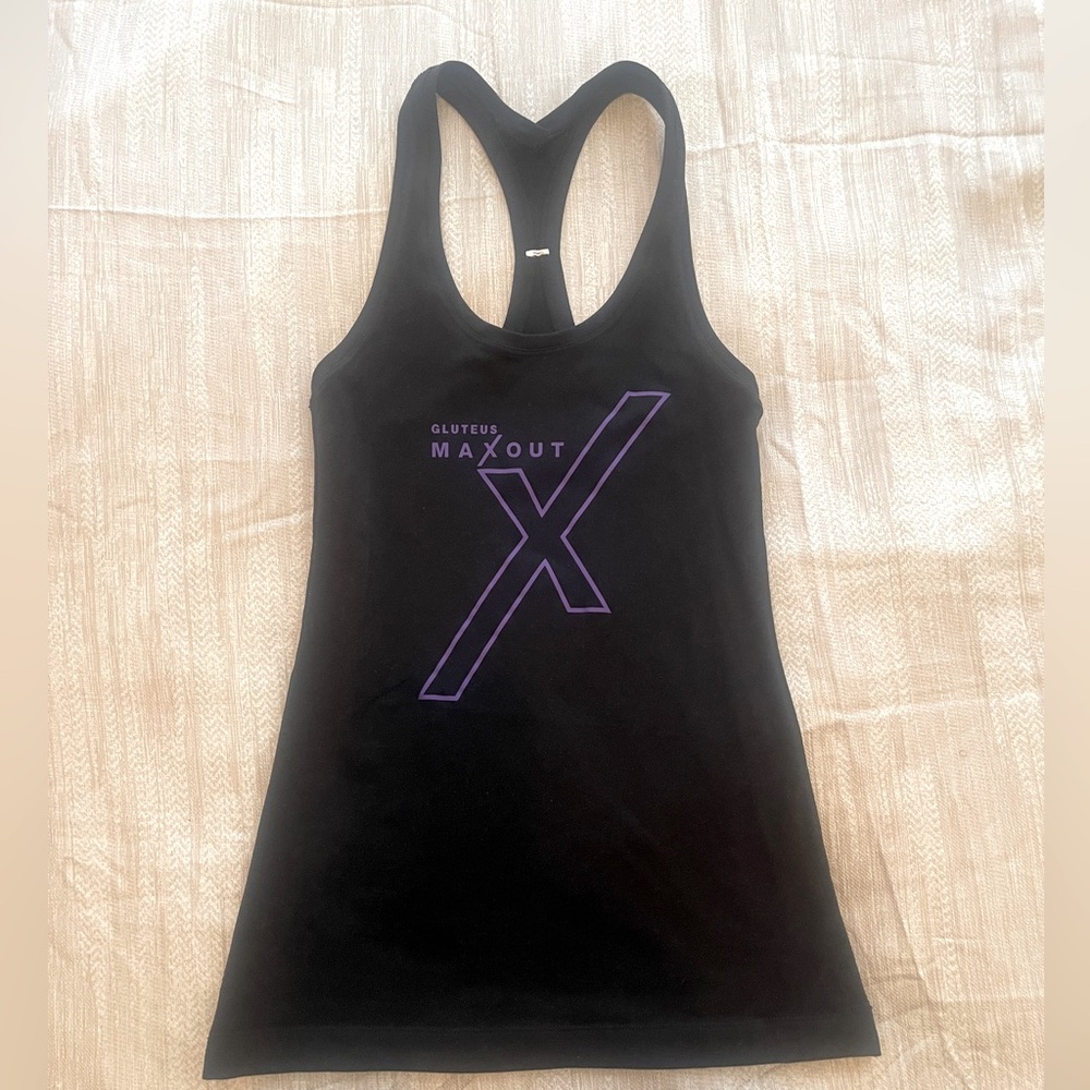 Lululemon Life Time Racerback Tank – Black (Size S) | Gym, Yoga, Training